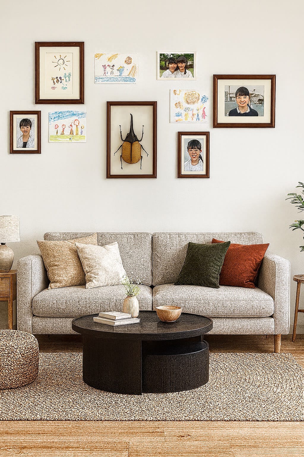 Hercules Beetle specimen in luxury frame